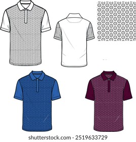 men's polo collar tshirt design. fashion pattern design, variant and more