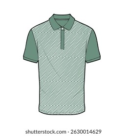 men's polo collar tshirt design. pattern design. fashion and more