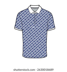 men's polo collar tshirt design. pattern design. fashion and more
