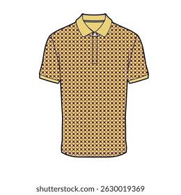 men's polo collar tshirt design. pattern design. fashion and more