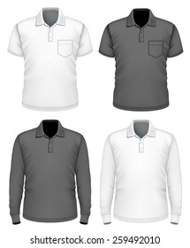 2,454 Long Sleeve Polo Shirt Template Images, Stock Photos & Vectors ...