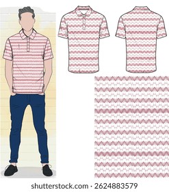 men's polo tshirt design. print pattern, fashion models and more