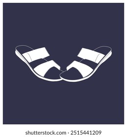 men's sandals icon vector illustration symbol design