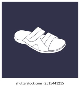 men's sandals icon vector illustration symbol design