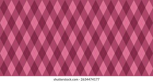 Men's shirt argyle vector seamless ornament. Traditional print design with overlapping stripes. Textile elegant vector endless pattern. Modular artistic backdrop.