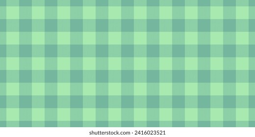 Mens shirt check fabric plaid, asymmetric textile tartan background. Checkered pattern texture vector seamless in mint and light color.
