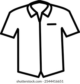 Men's shirt icon for work and everyday