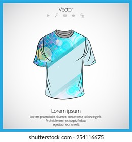 Men's shirt template