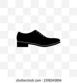 Mens shoe icon. Vector illustration, flat design.