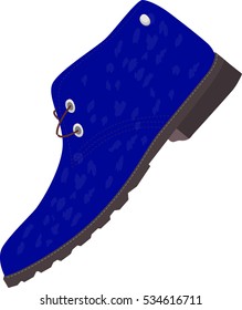 Men's shoes blue