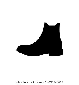 Men's shoes icon, logo isolated on white background