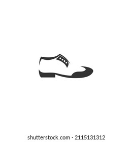 Men's shoes logo icon design illustration template