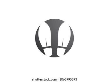 men's shoes logo vector template