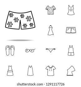 men's shorts icon. Summer Clothes icons universal set for web and mobile