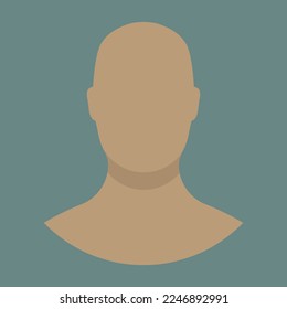 mens silhouette icon, vector illustration 