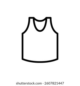 Men's singlet icon vector design in trendy style