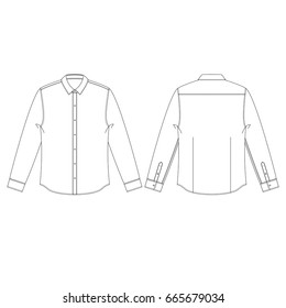 men's slim shirt