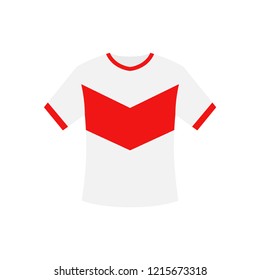 Men's sports t-shirt. T-shirt. Vector illustration. EPS 10.