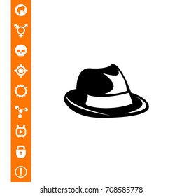 Mens Summer Hat Icon