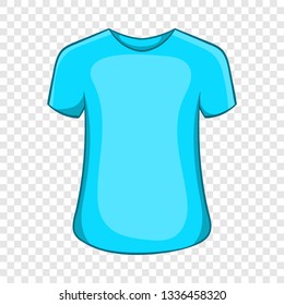 Mens summer t-shirt icon in cartoon style isolated on background for any web design 
