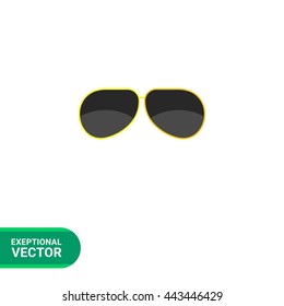 Mens Sunglasses Vector Icon