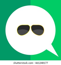 Mens Sunglasses Vector Icon
