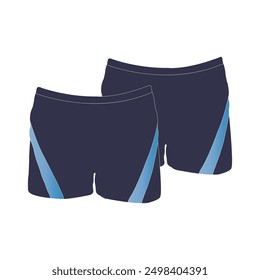 men's swimming trunks vector illustration symbol design