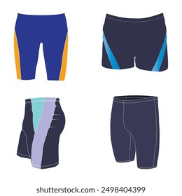 men's swimming trunks vector illustration symbol design