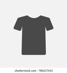 men's t shirt fashion top outfit vector icon