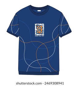 VECTOR DE DISEÑO DE CAMISETA PARA HOMBRE 