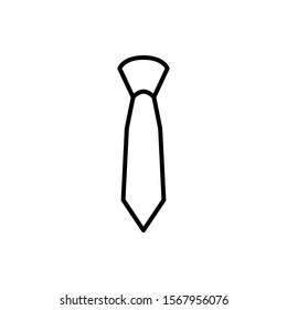 Men's tie icon vector design