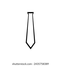 Men's tie icon vector illustration logo design