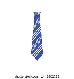 Men's tie icon vector illustration logo design