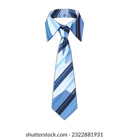 Men's Tie isolated on white. Vector tie