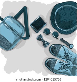 Men's top view set
