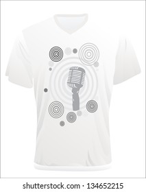 Men's t-shirt design template