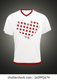 Men's t-shirt design template