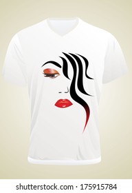 Men's t-shirt design template
