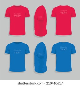 Men's t-shirt design template