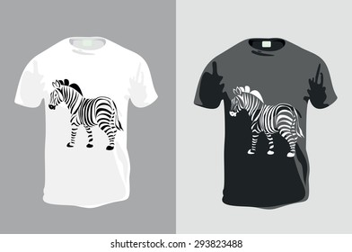 Men's t-shirt design template