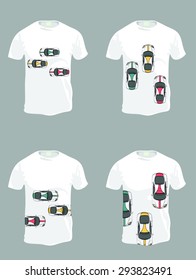 Men's t-shirt design template