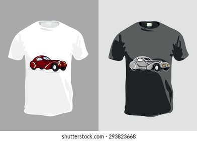 Men's t-shirt design template