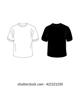 Men's t-shirt design template