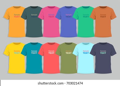 Men's t-shirt design template