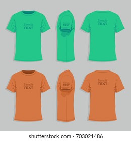 Men's t-shirt design template