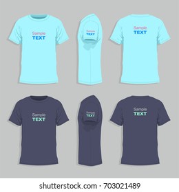 Men's t-shirt design template