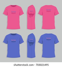 Men's t-shirt design template