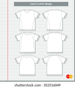 Apparel Shirts Template Tshirt Templates Stock Vector (Royalty Free ...