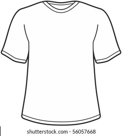 Men's t-shirt illustration