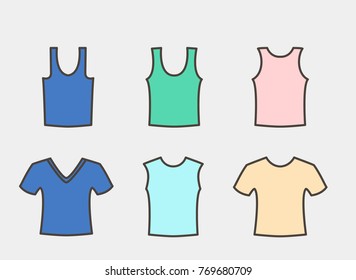 men's t-shirts in different styles